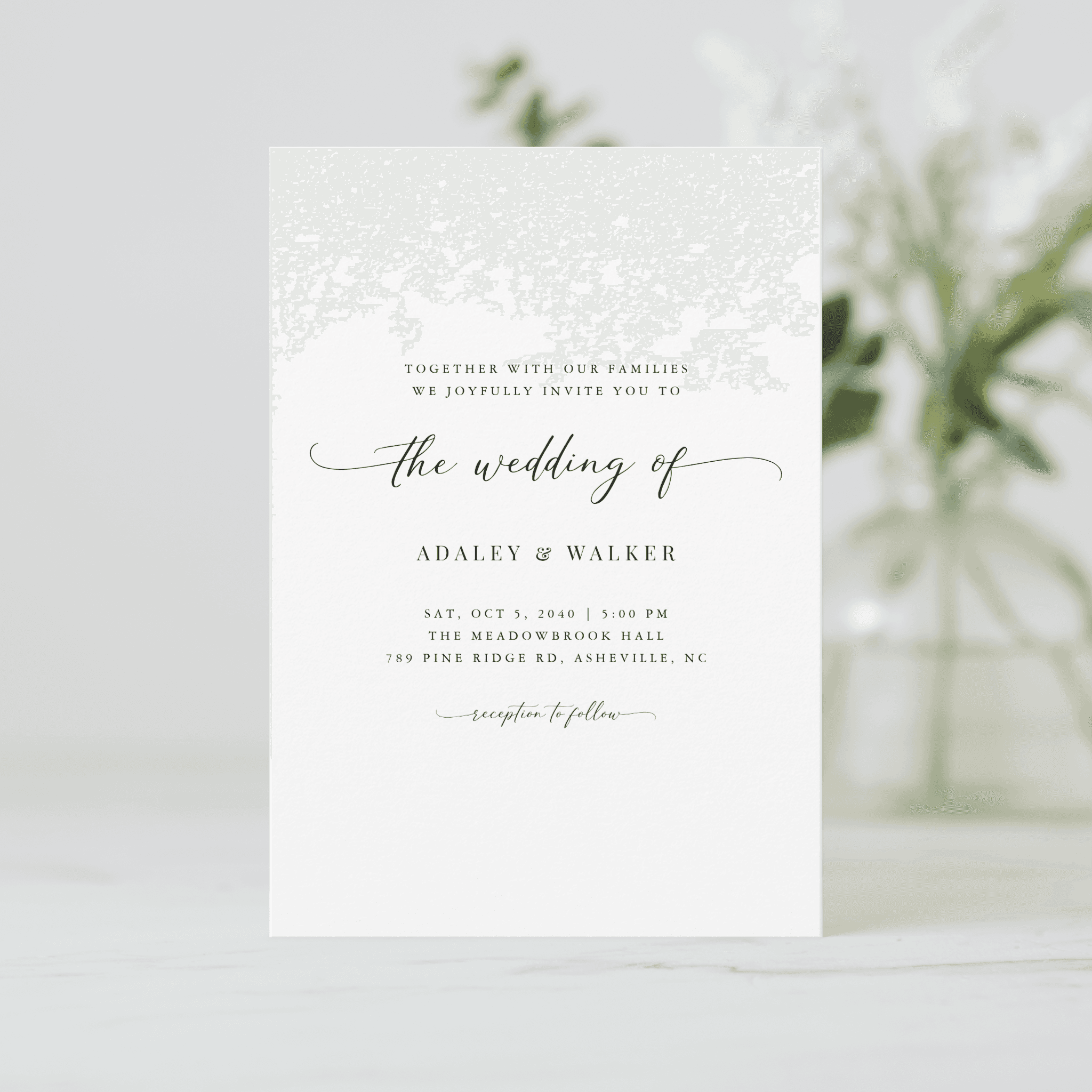 wedding invitation